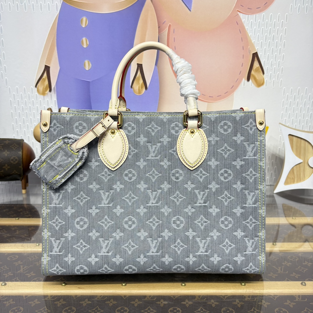 Bagsaaa LV M13189 Nautical OnTheGo MM Washed Gray - 35cm