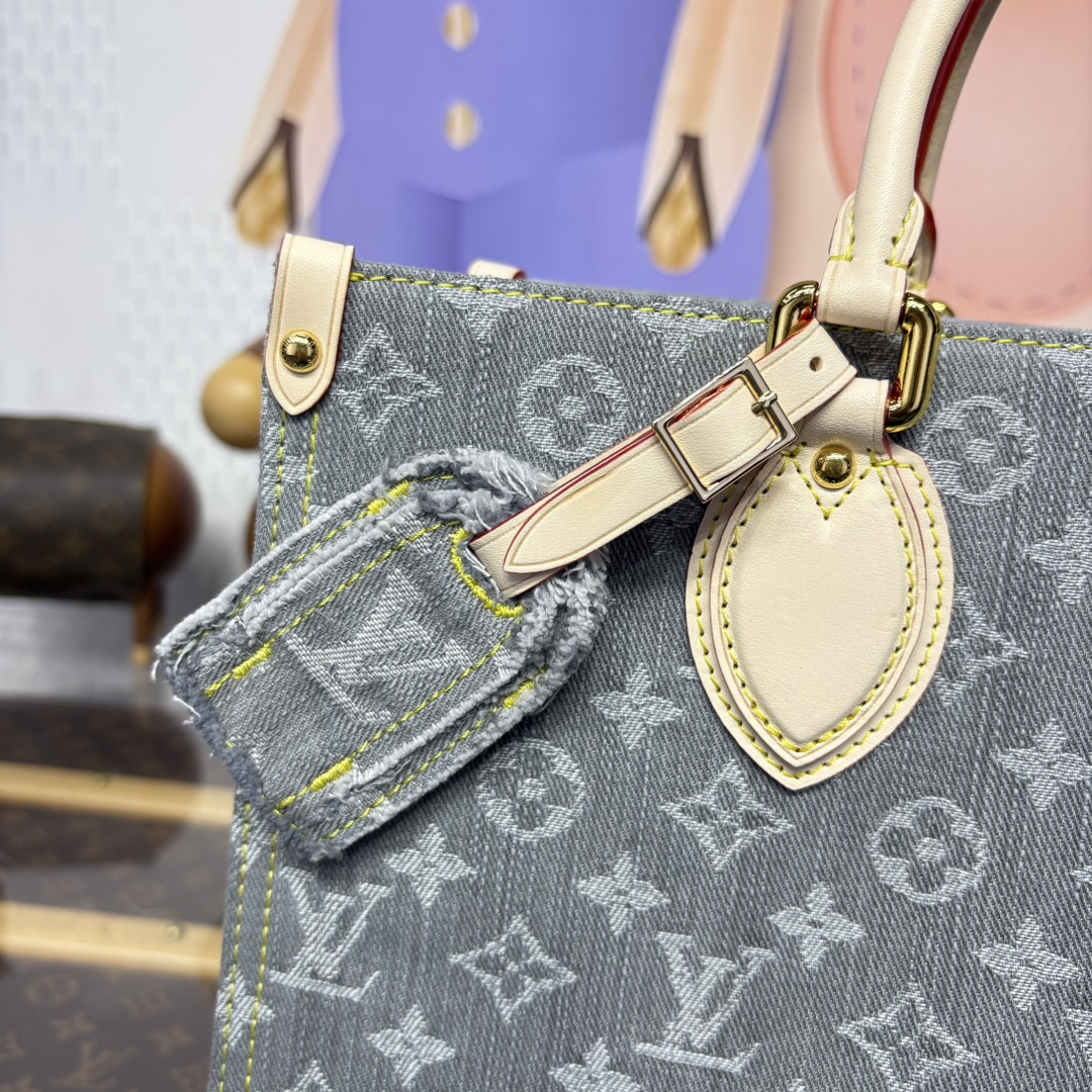 Bagsaaa LV M13189 Nautical OnTheGo MM Washed Gray - 35cm