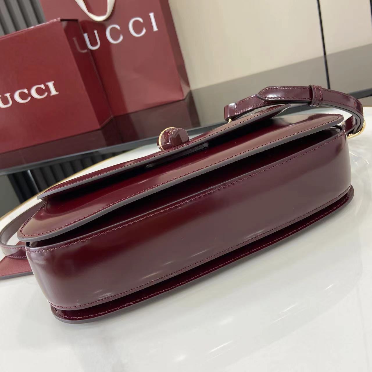 Bagsaaa Gvc*1 Bamboo Diva medium bag 827750 red - 27cm