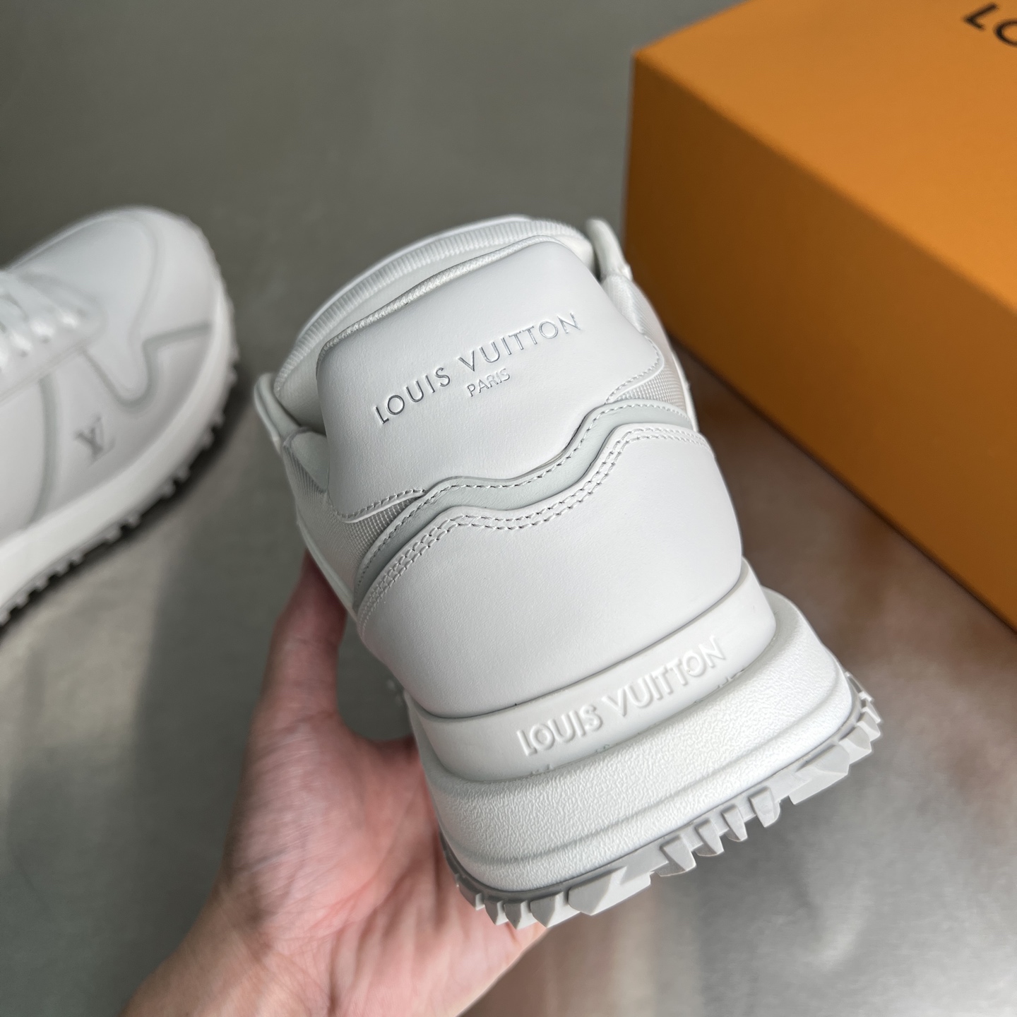 Bagsaaa LV Run Away Maxi Sneaker White
