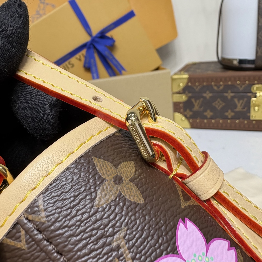 Bagsaaa LV M13417 LV x TM Nano Bucket Sakura Brown - 17cm