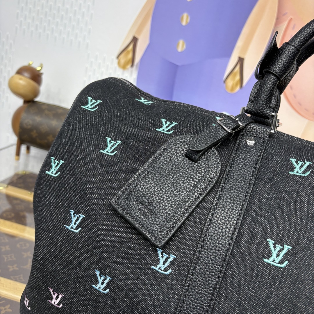 Bagsaaa LV M13966 Keepall Bandoulière 50 Gradient Blue Denim - 50cm