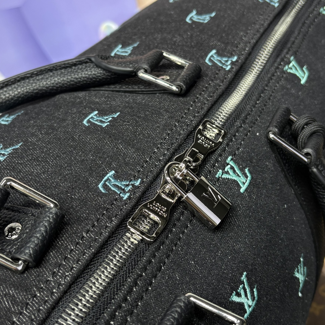 Bagsaaa LV M13966 Keepall Bandoulière 50 Gradient Blue Denim - 50cm