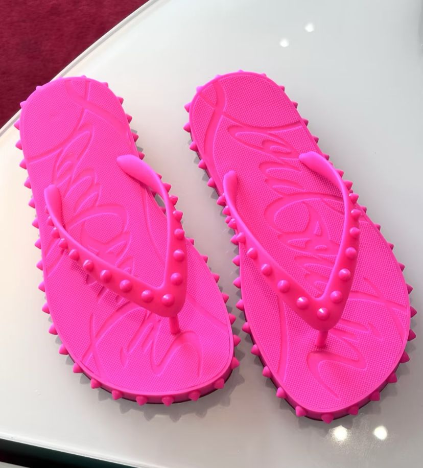 Bagsaaa Chr1st1an Loubotin S*per Loubi Flip Pink