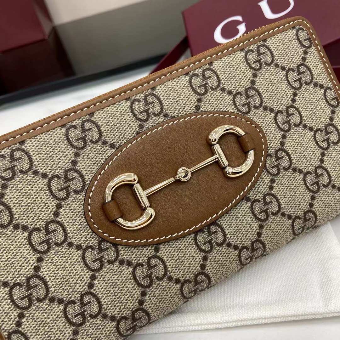 Bagsaaa Gvc*1 Horsebit 1955 zip around wallet 621889 - 19cm