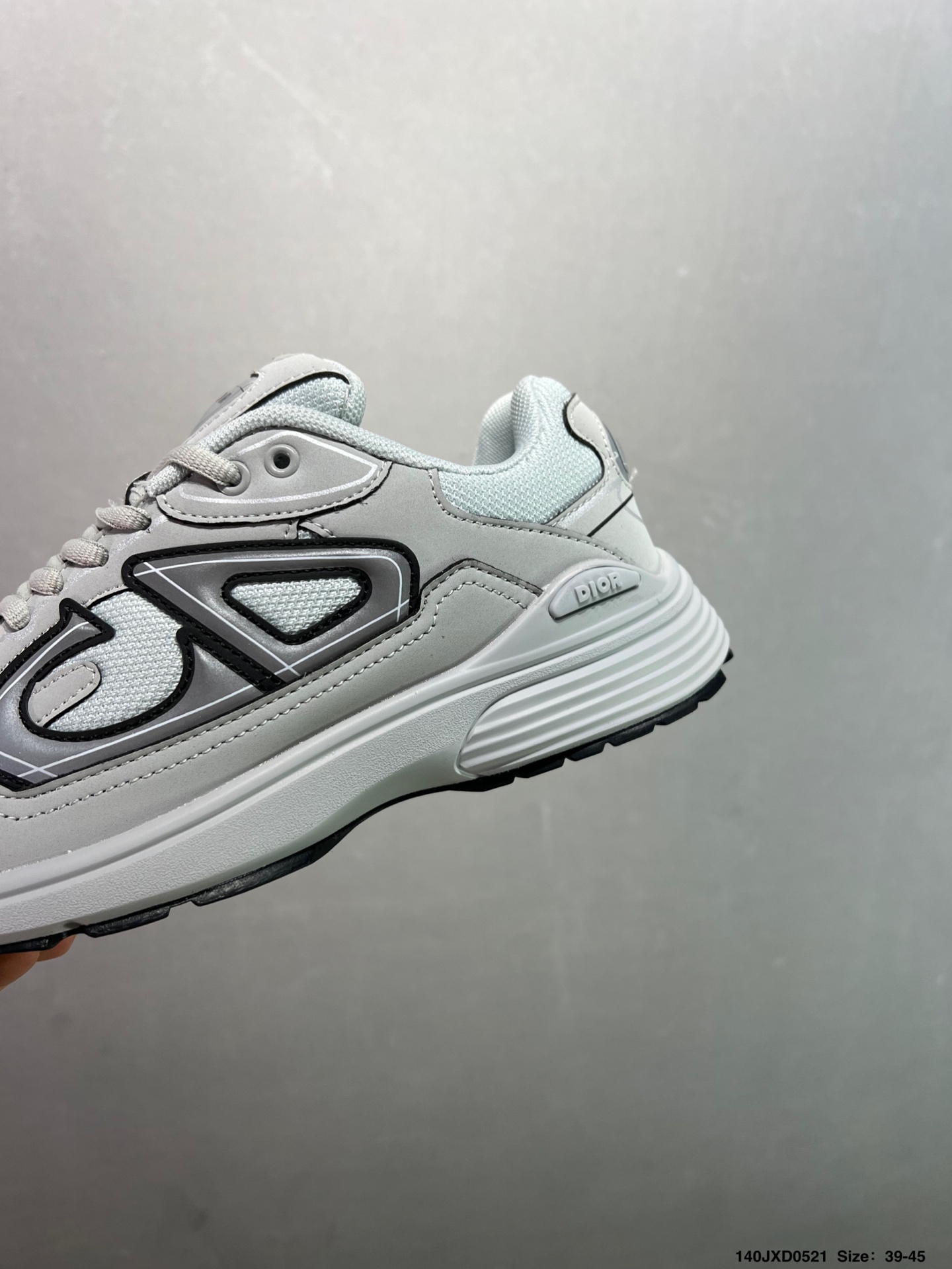 Bagsaaa D10r B30 Countdown Sneaker Gray Mesh and Gray Technical Fabric