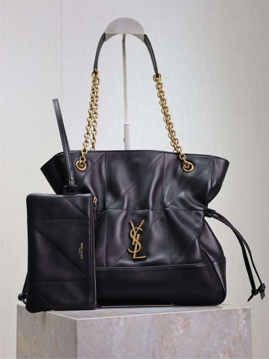 Bagsaaa Y51 jamie shopping small in lambskin 833948 black - 29cm