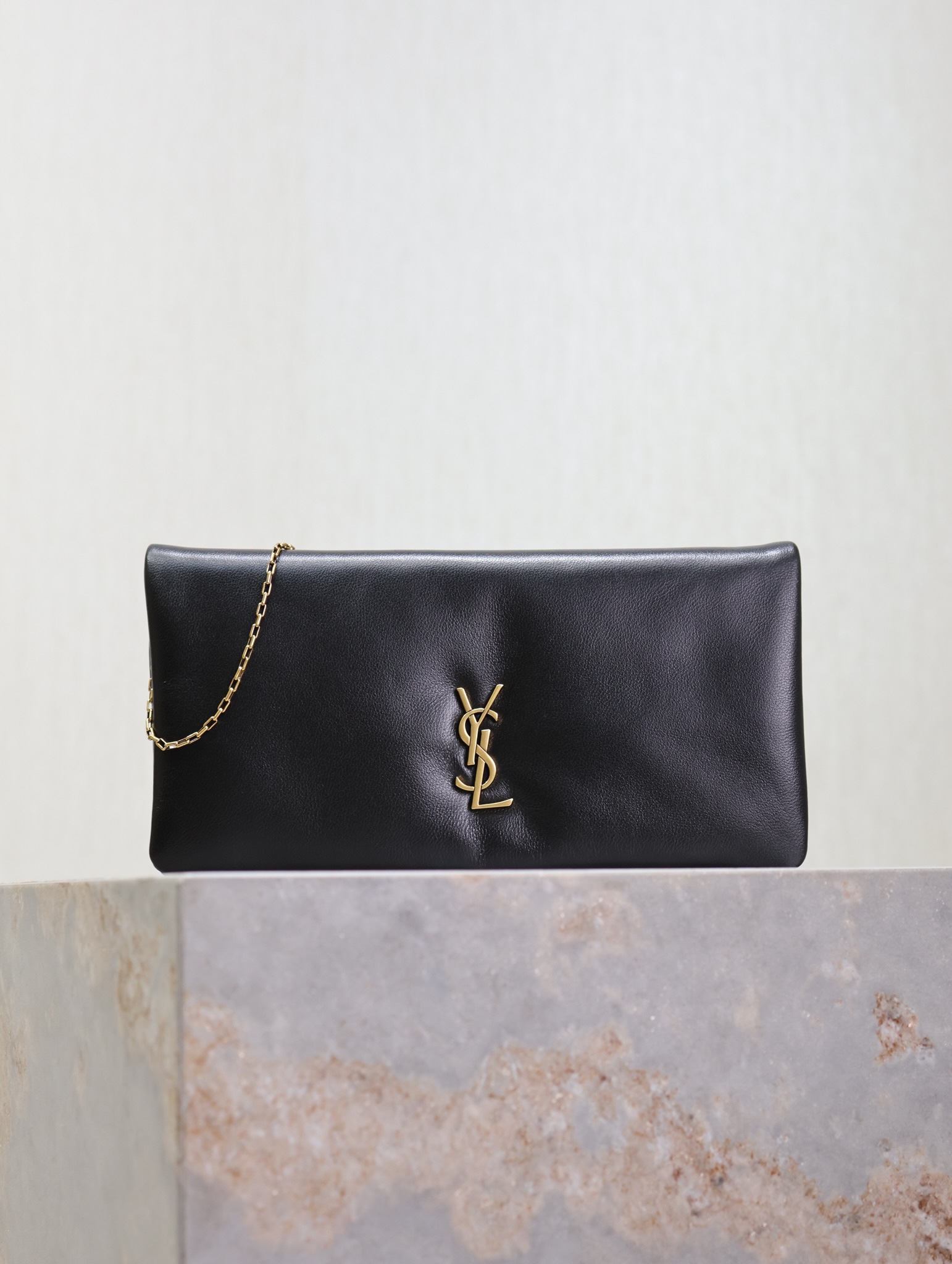 Bagsaaa Y51 calypso mini bag in lambskin 801712 black - 24cm