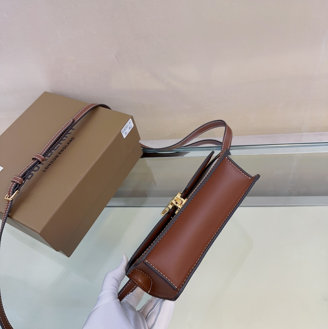 Bagsaaa Bv*b*rry Mini leather-trimmed canvas shoulder bag - 20cm