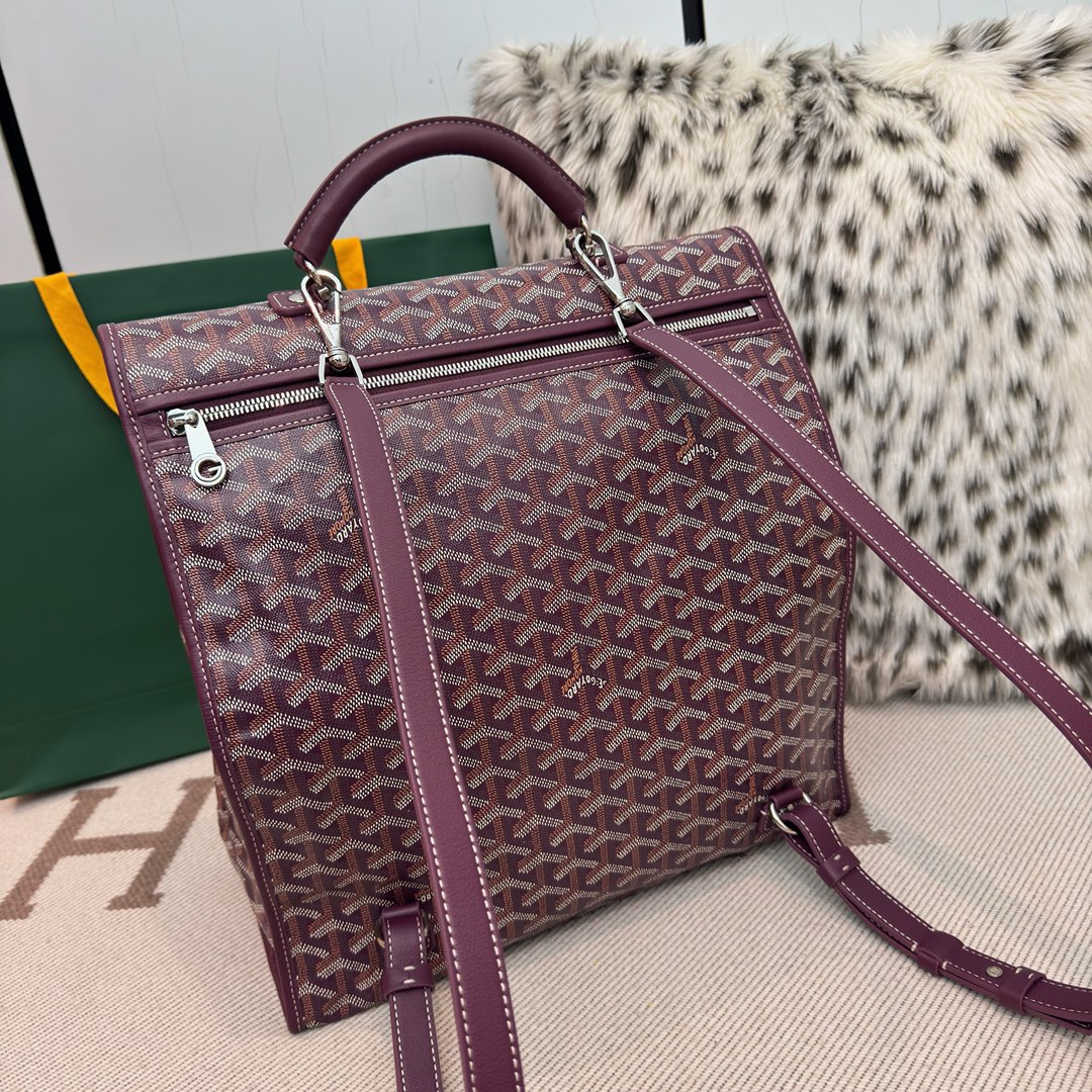 Bagsaaa G09ard Saint Léger Backpack Burgundy - 37cm