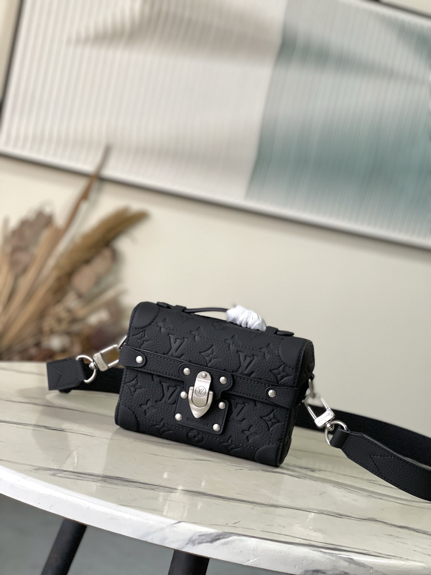 Bagsaaa LV M13871 Soul Trunk Black - 19cm
