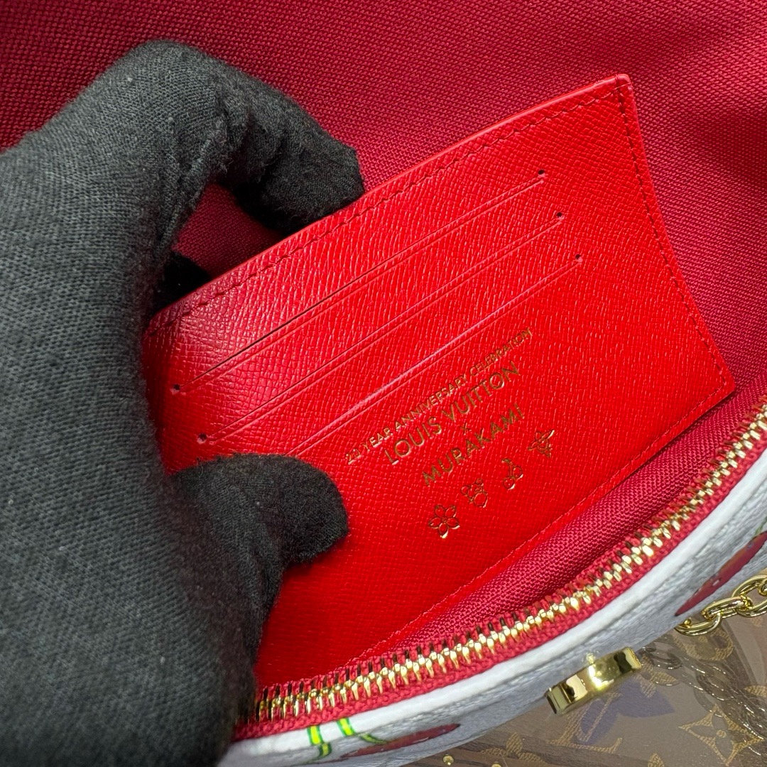 Bagsaaa LV M14239 Wallet on chain Ivy Cherry - 23.5cm