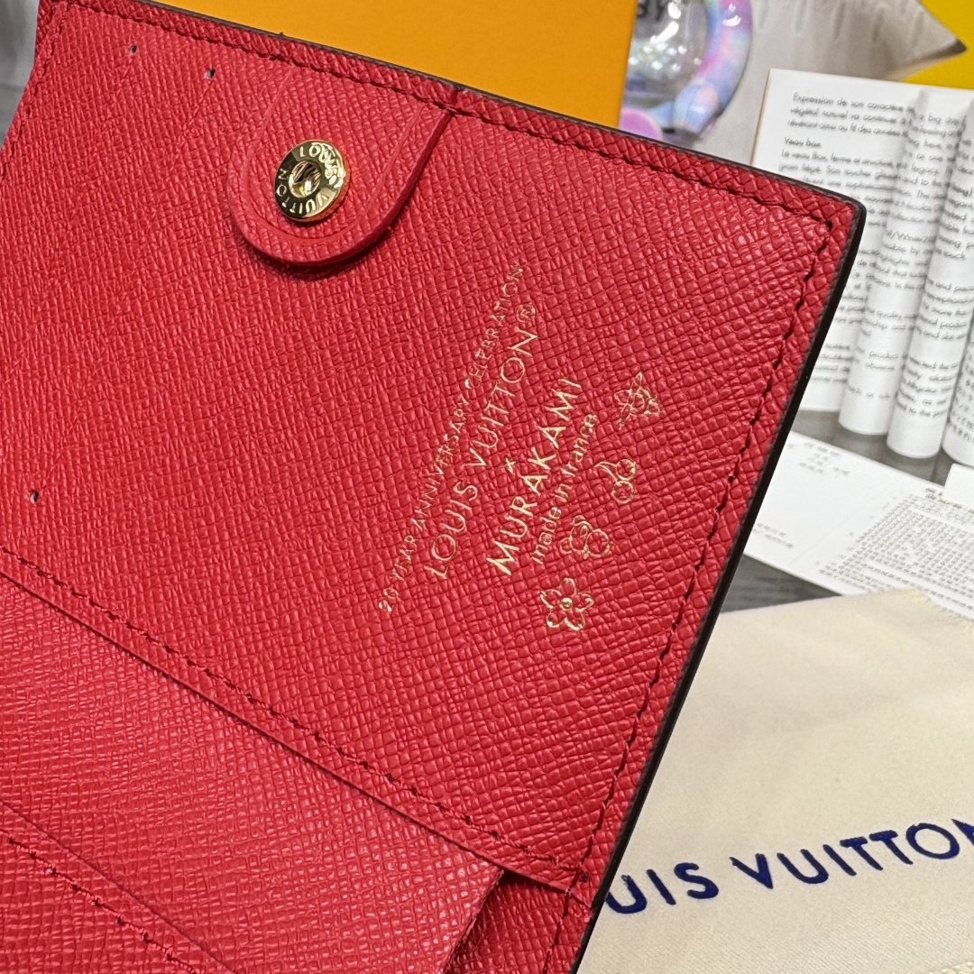 Bagsaaa M13420 LV x TM Lisa Wallet cherry - 11.5cm