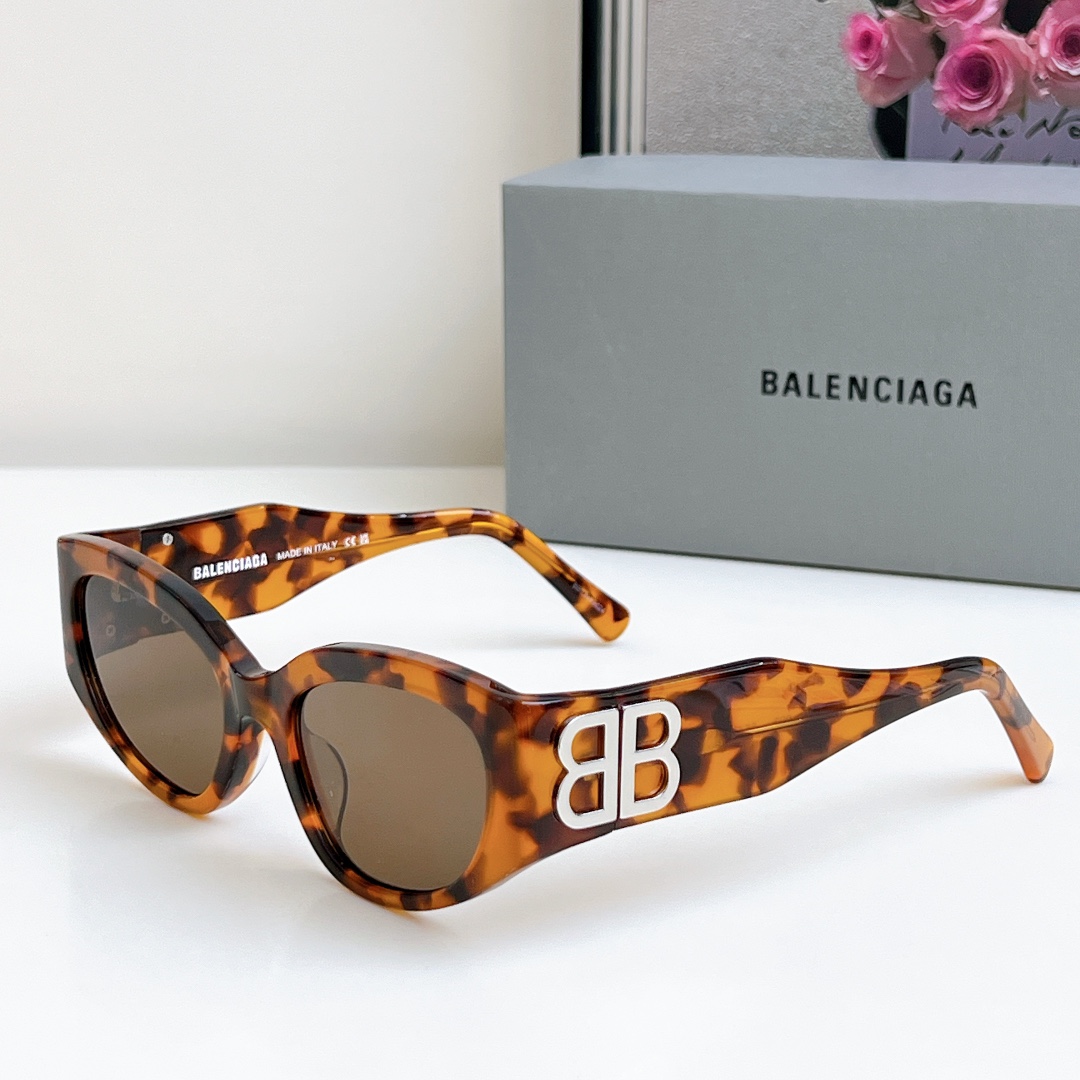 Bagsaaa Ba1en*iaga Bossy Round Af Sunglasses