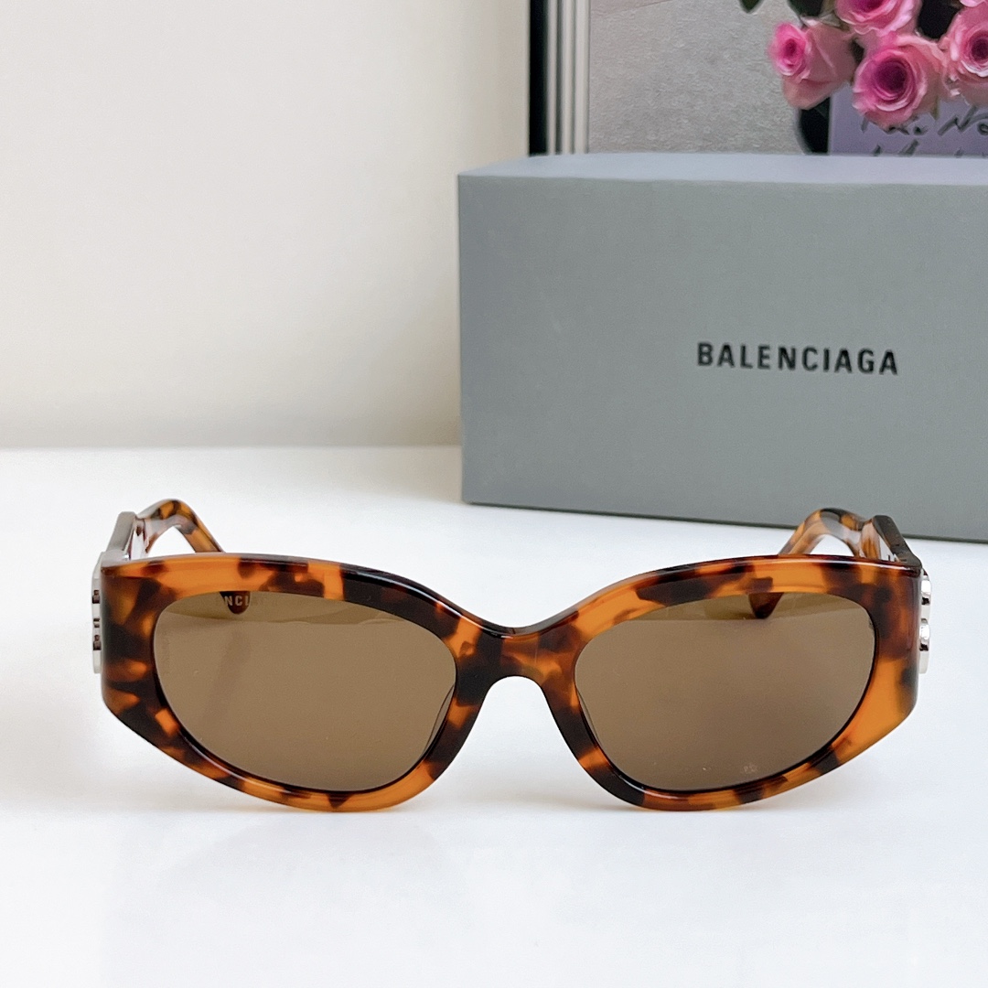 Bagsaaa Ba1en*iaga Bossy Round Af Sunglasses