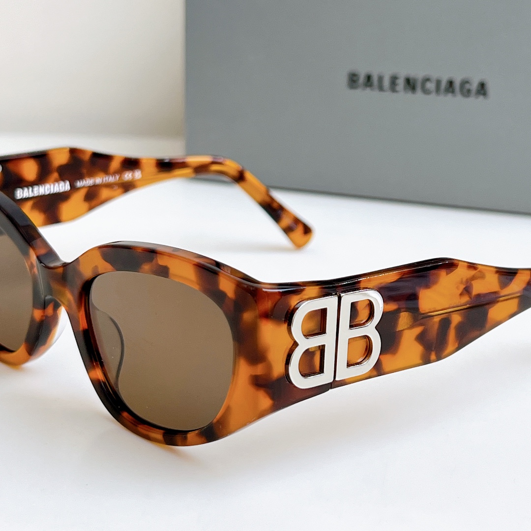Bagsaaa Ba1en*iaga Bossy Round Af Sunglasses
