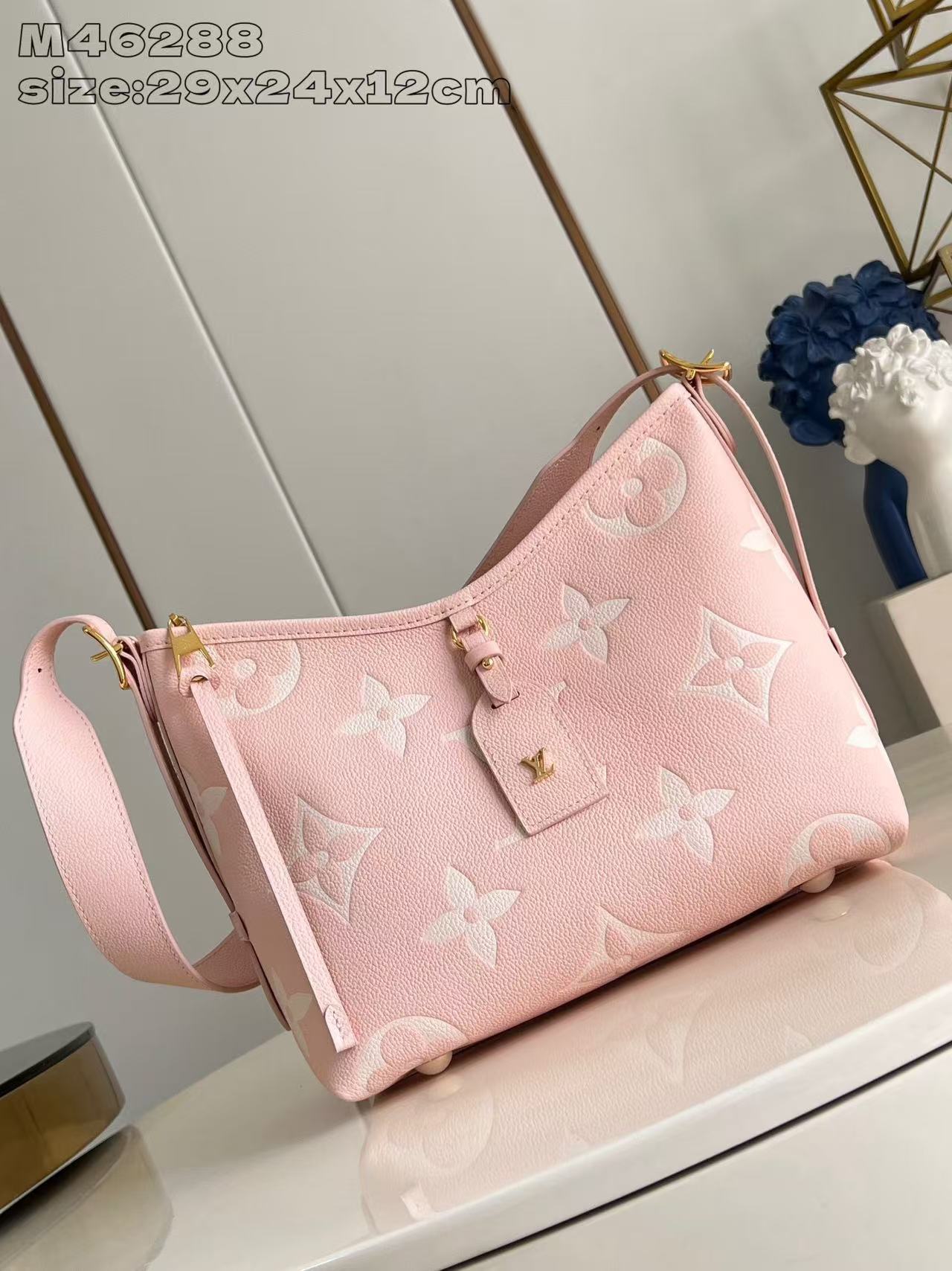 Bagsaaa LV M14209 CarryAll PM Bag Pink - 29.5cm