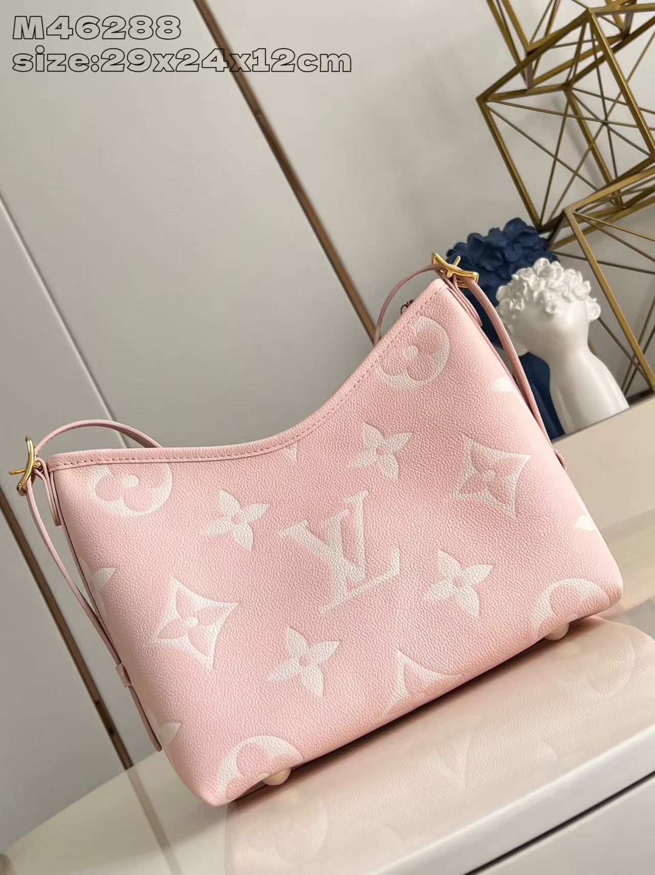 Bagsaaa LV M14209 CarryAll PM Bag Pink - 29.5cm