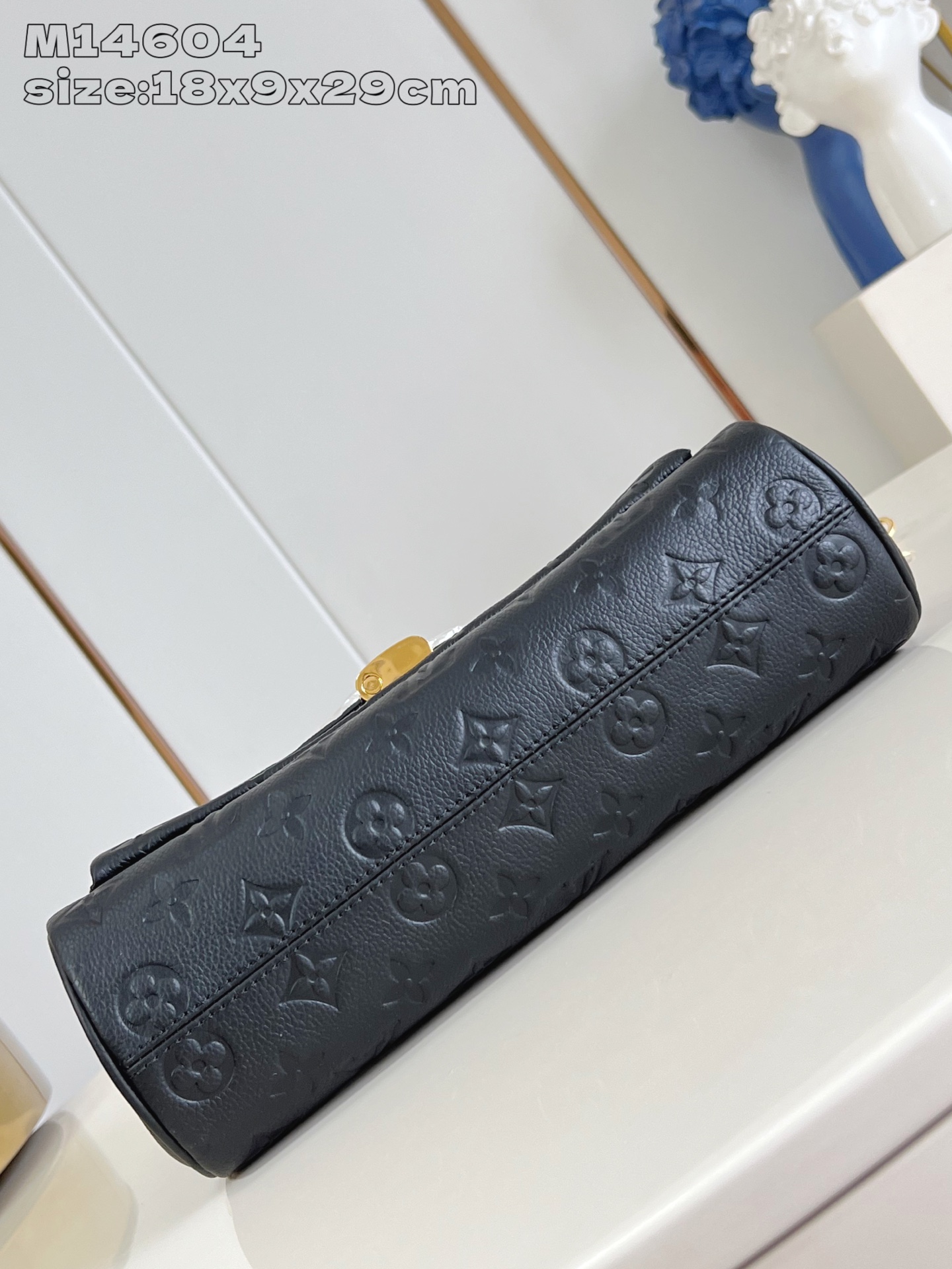 Bagsaaa LV M14604 Anytime Flap Bag Tourterelle Black - 29.5cm