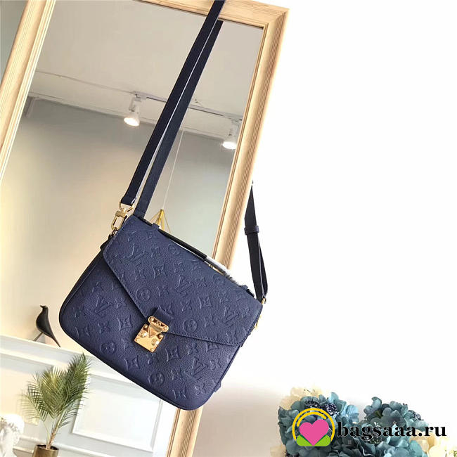 Bagsaaa LV M47142 Pochette Métis Bag Navy Blue - 25cm