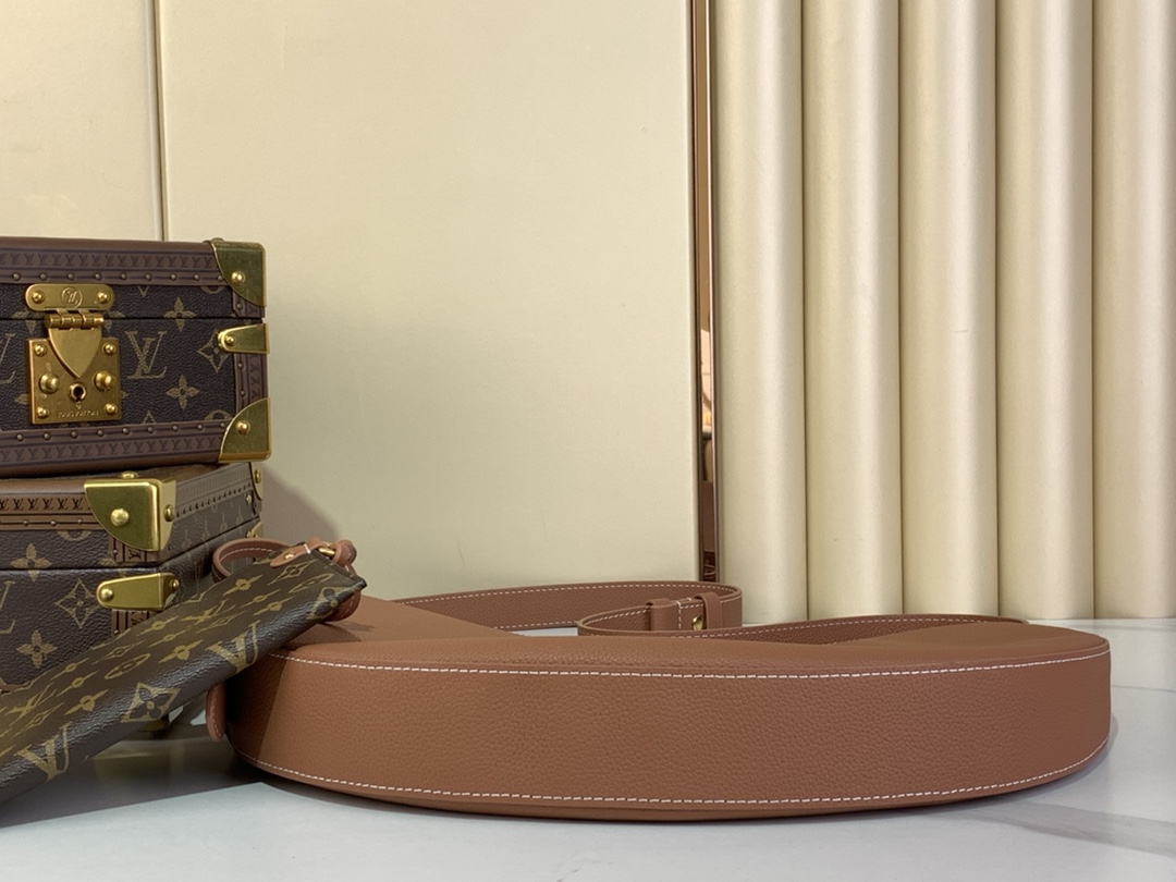 Bagsaaa LV M14642 Low Key Cookie MM Bag Brown - 32cm