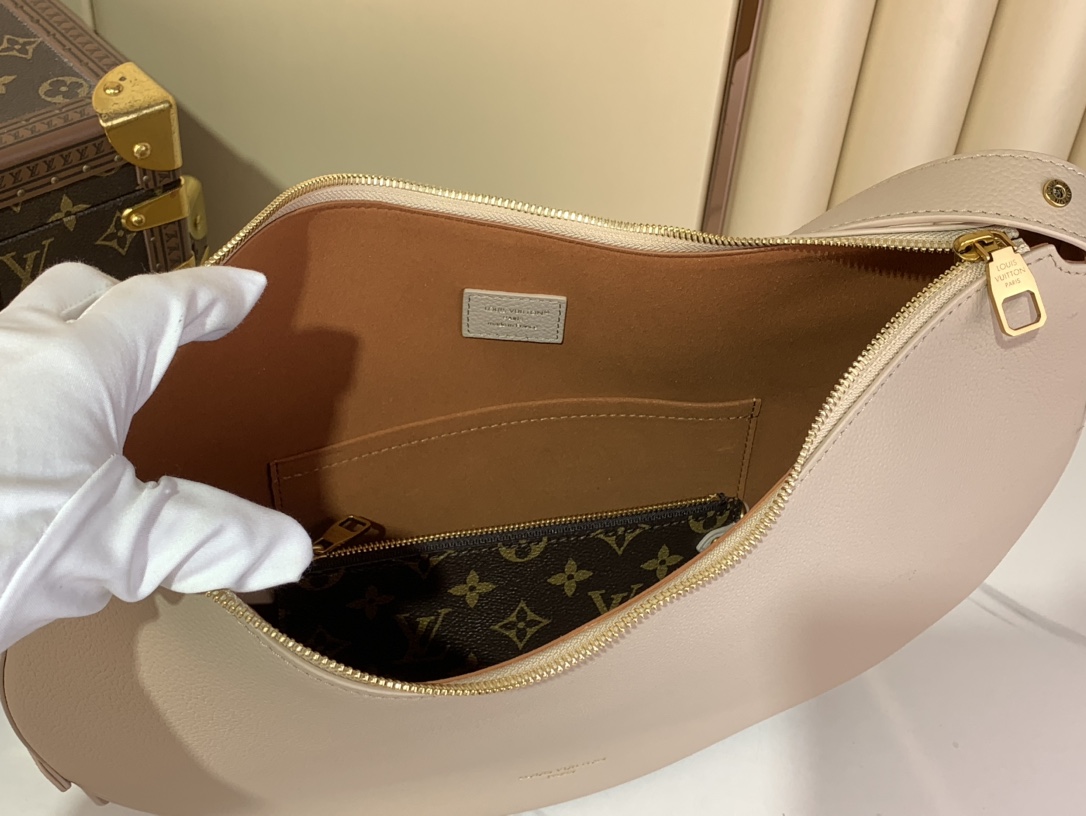 Bagsaaa LV M14635 Low Key Cookie MM Bag Walnut - 32cm