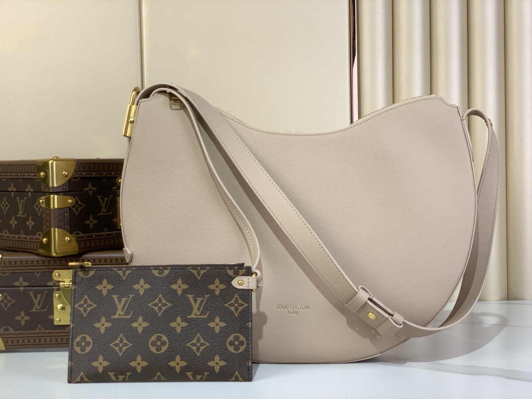 Bagsaaa LV M14635 Low Key Cookie MM Bag Walnut - 32cm
