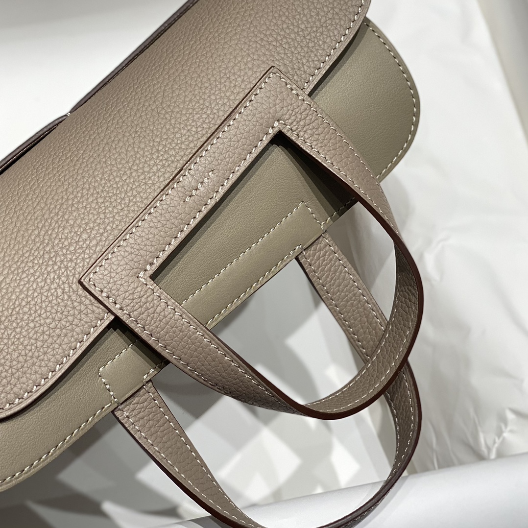 Bagsaaa H**me5 Halzan Etoupe & Gold - 25cm