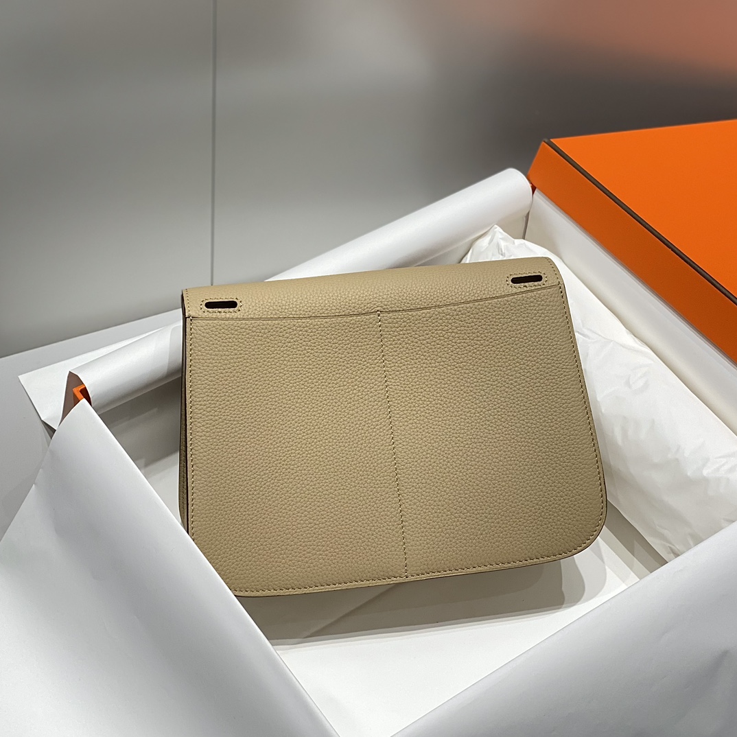 Bagsaaa H**me5 Halzan Beige & Gold - 25cm
