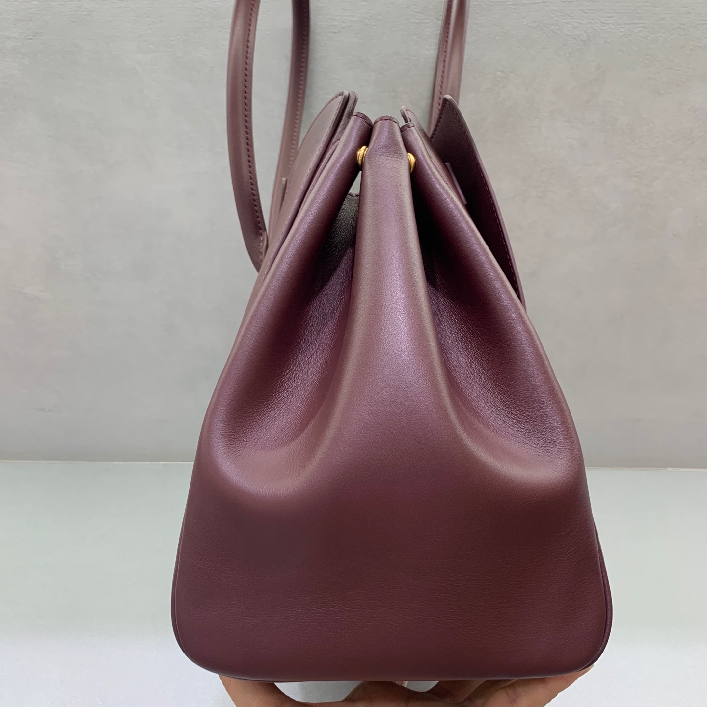 Bagsaaa Ba1en*iaga Bel Air Carry All Bag Medium in burgundy smooth calfskin - 37cm