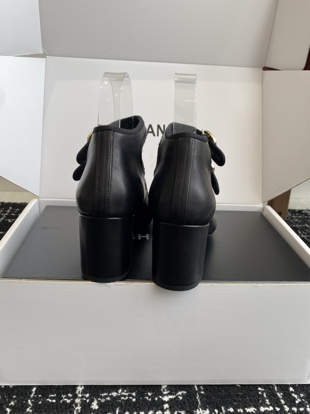 Bagsaaa Ch**el Mary Janes G46456 Black