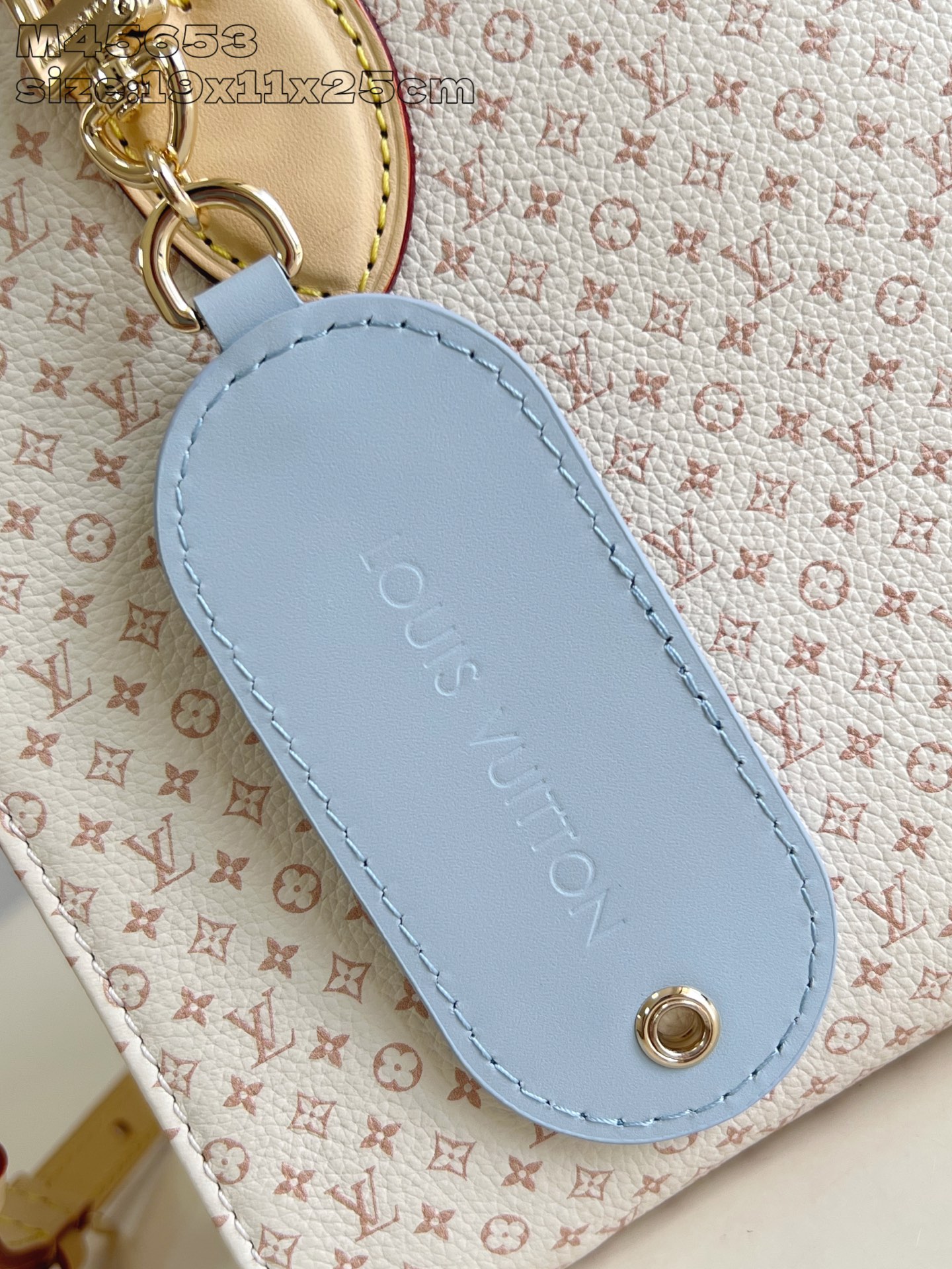 Bagsaaa LV M15138 Prefall 2025 OnTheGo PM Azure Blue/Sand - 25cm