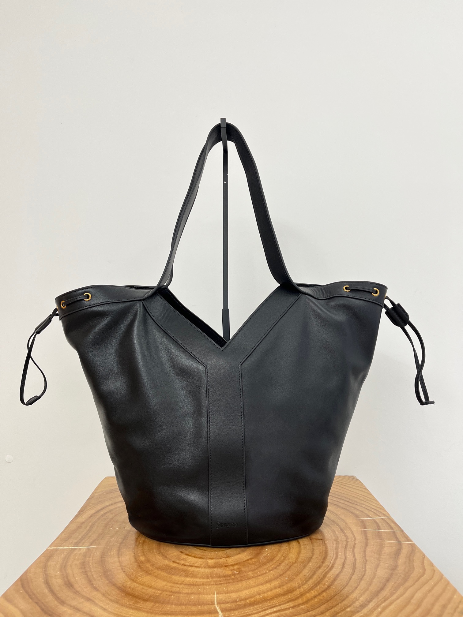Bagsaaa Y51 Bag Y large hobo in leather 833160 black - 35cm