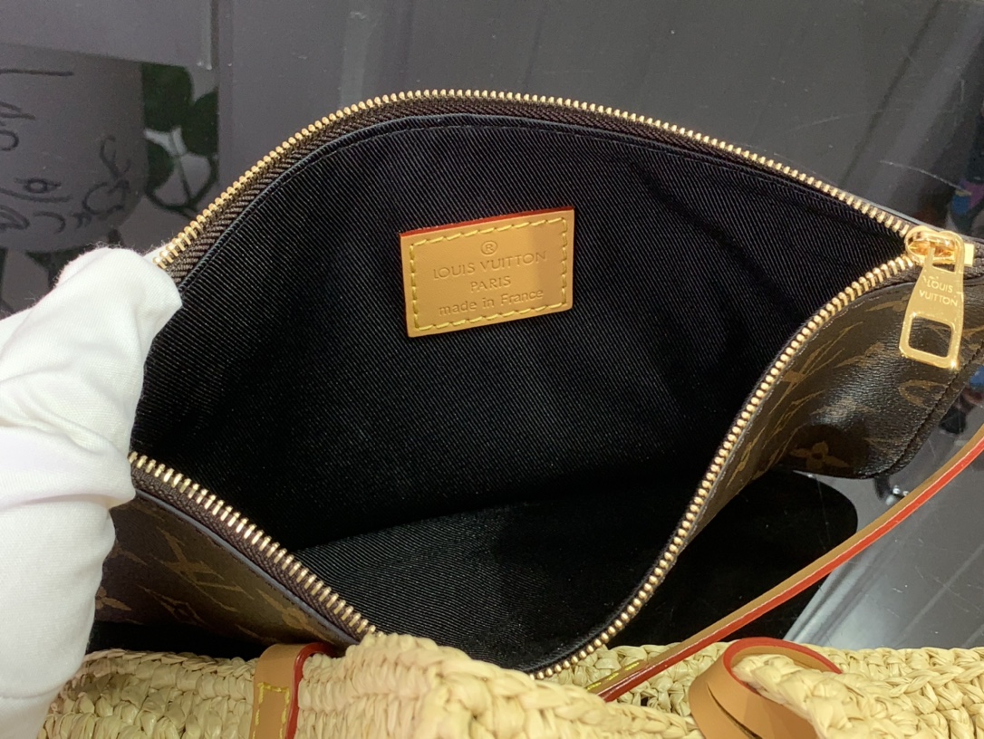 Bagsaaa LV M14458 Summer Shopper Tote MM Natural Beige - 44cm