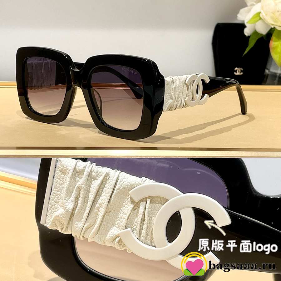 Bagsaaa Ch**el Square Sunglasses Calfskin A71481