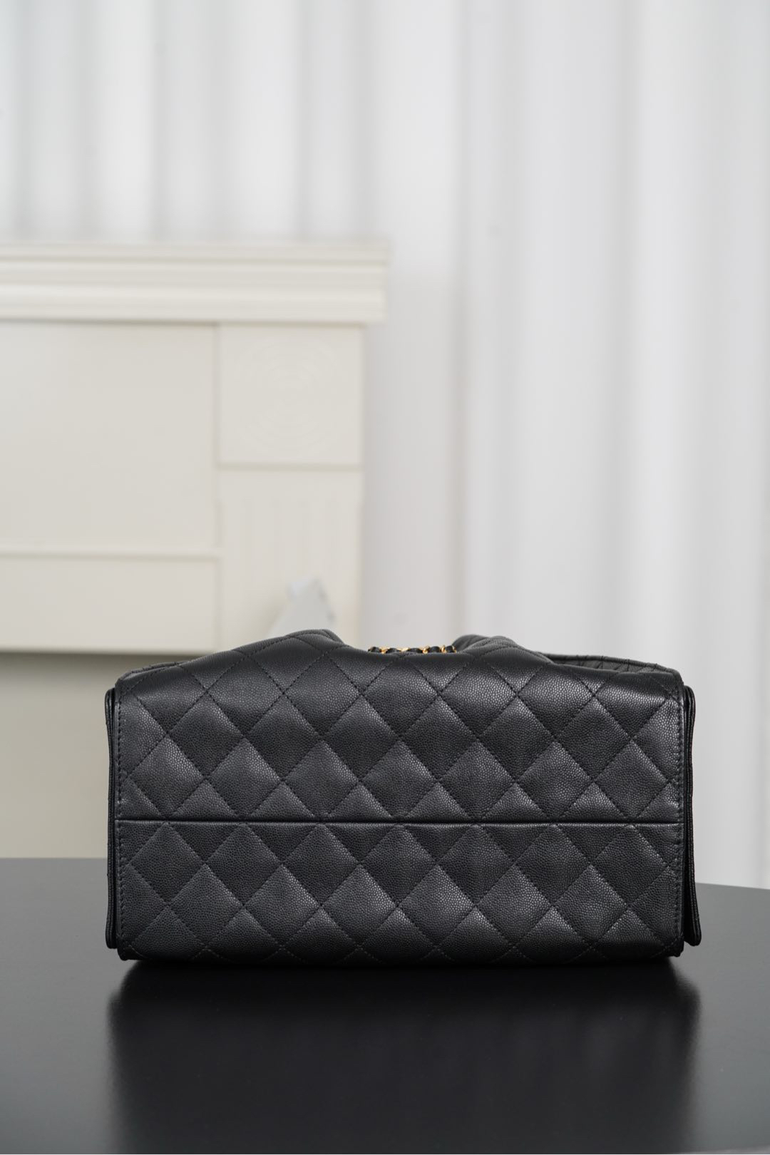 Bagsaaa Ch**el 25 Medium Handbag AS5311 Black Caviar - 40cm
