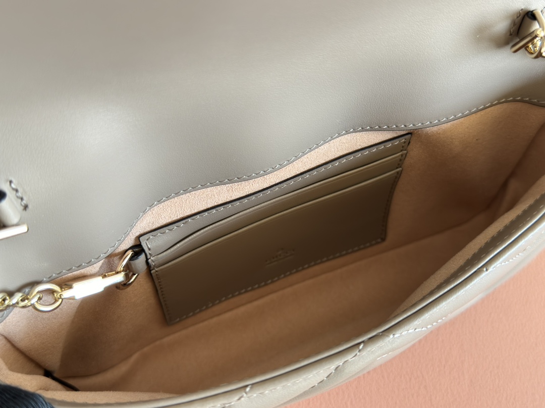 Bagsaaa Gvc*1 GG Marmont small shoulder bag 751526 light pink - 21cm