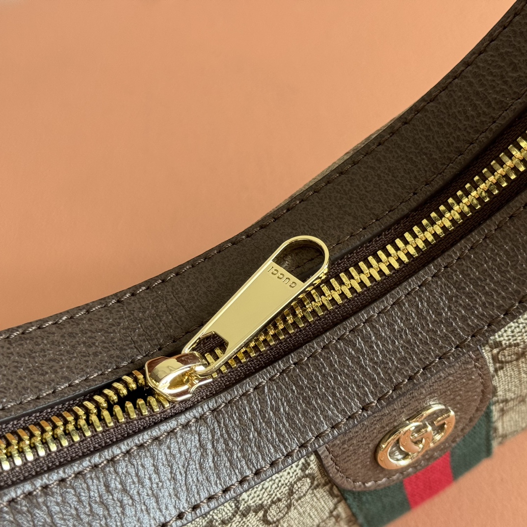 Bagsaaa Gvc*1 Ophidia small shoulder bag 838463 beige & brown - 20cm