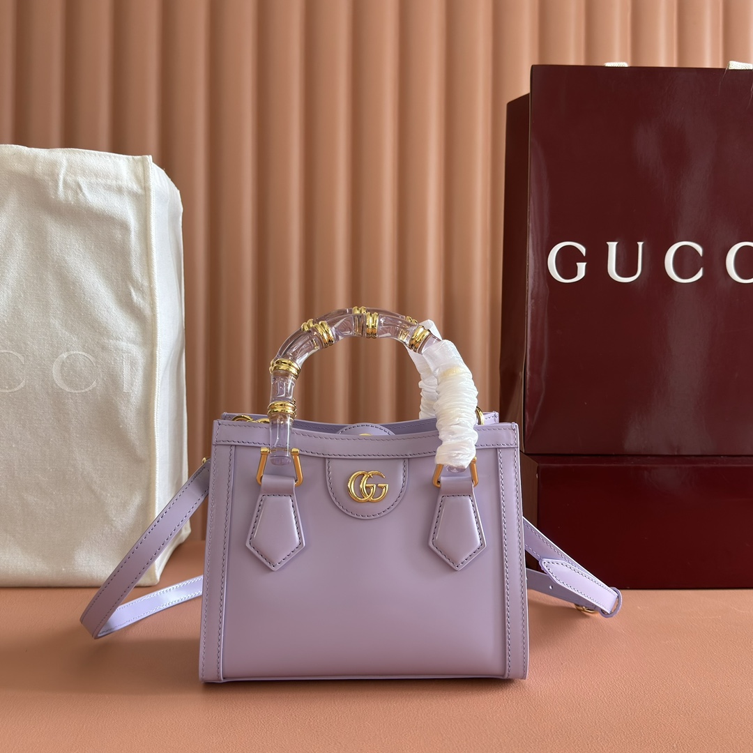 Bagsaaa Gvc*1 Diana small tote bag 832936 purple - 20cm