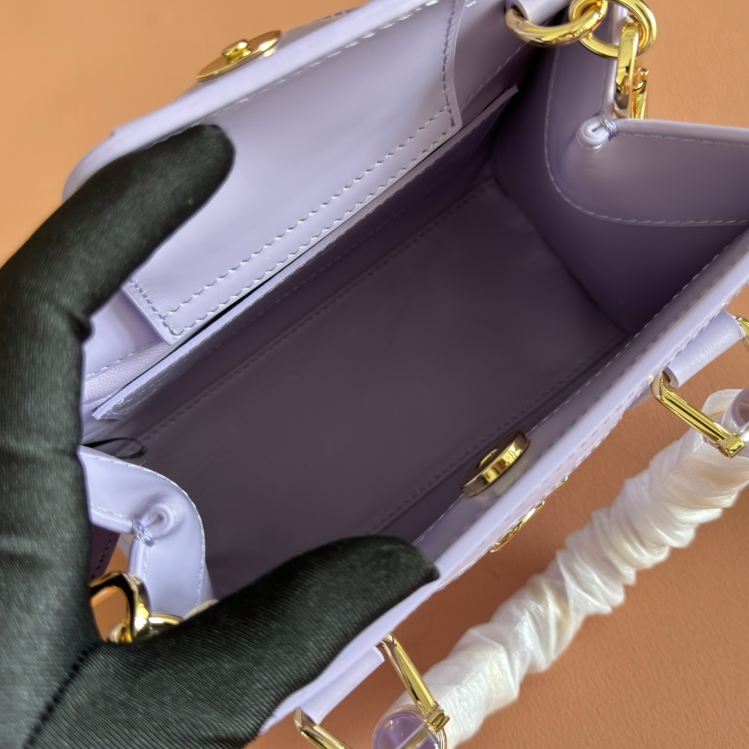 Bagsaaa Gvc*1 Diana small tote bag 832936 purple - 20cm