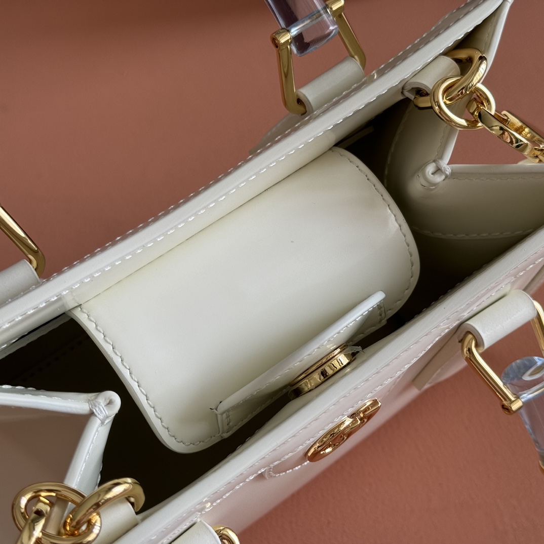 Bagsaaa Gvc*1 Diana small tote bag 832936 white - 20cm