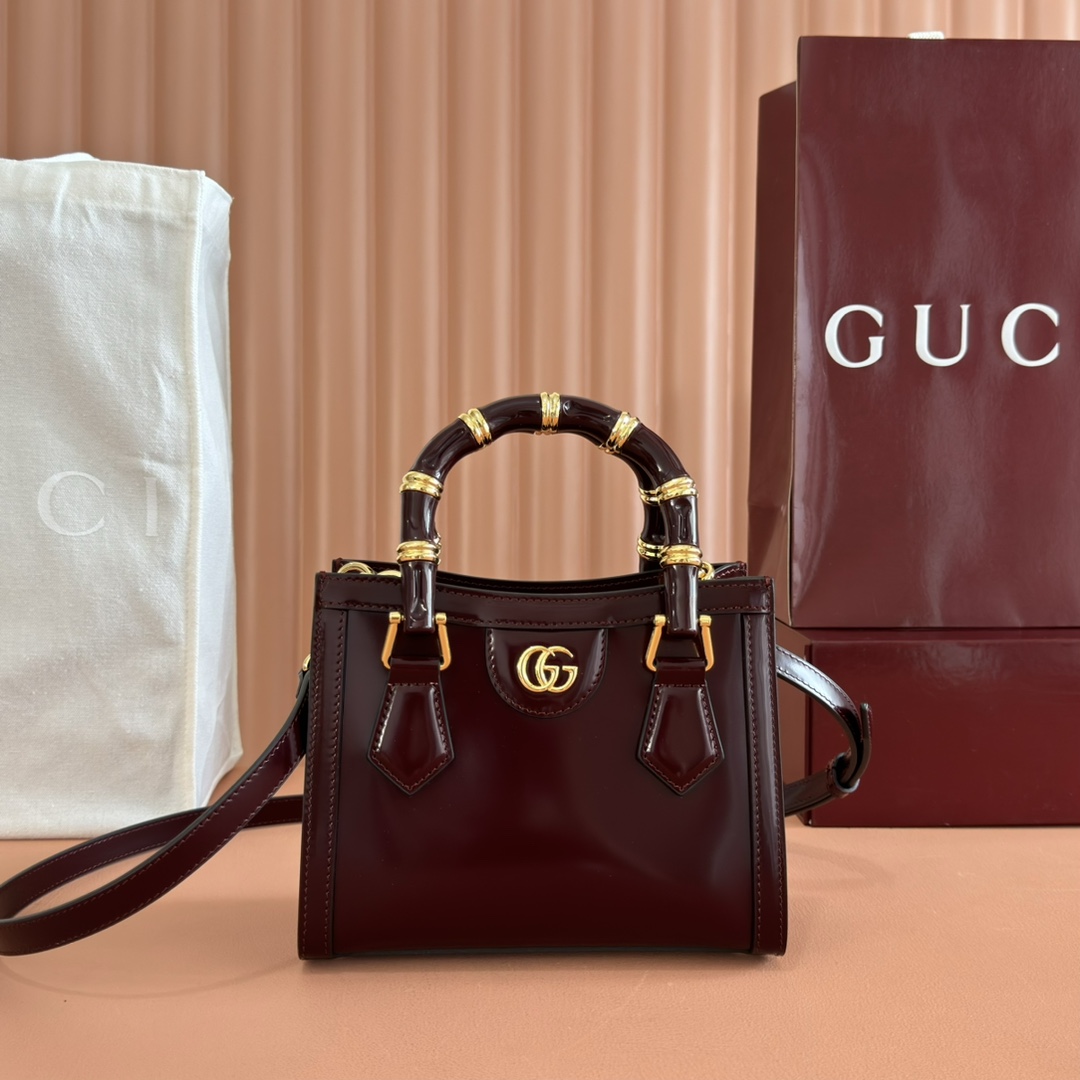 Bagsaaa Gvc*1 Diana small tote bag 832936 red - 20cm