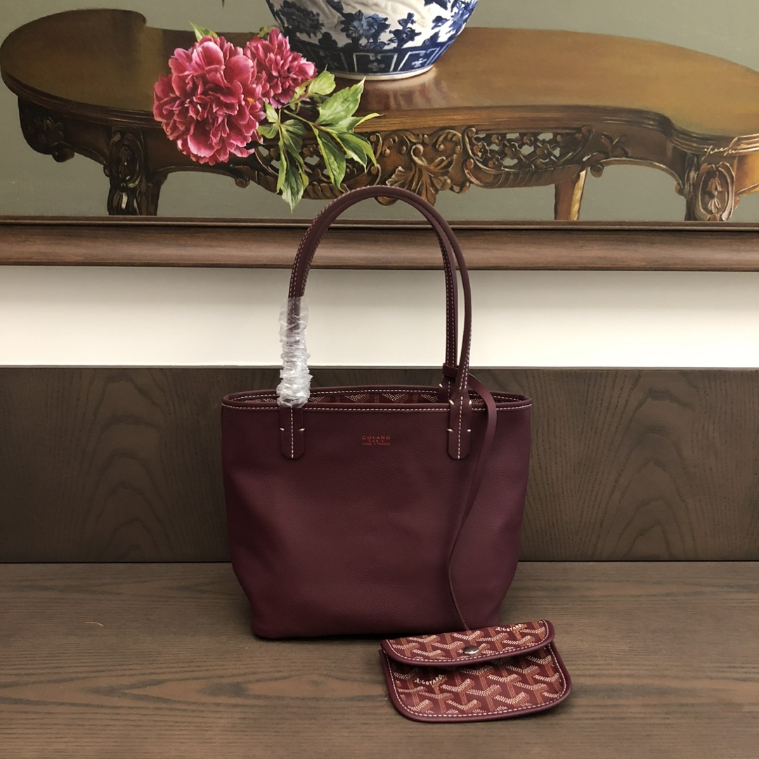 Bagsaaa G09ard Anjou Mini Bag Dark Red - 20cm
