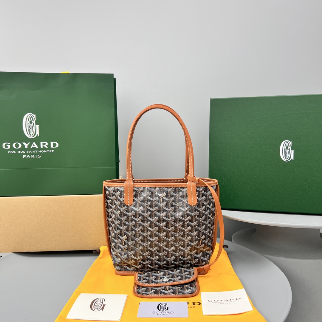 Bagsaaa G09ard Anjou Mini Bag Black & Brown - 20cm