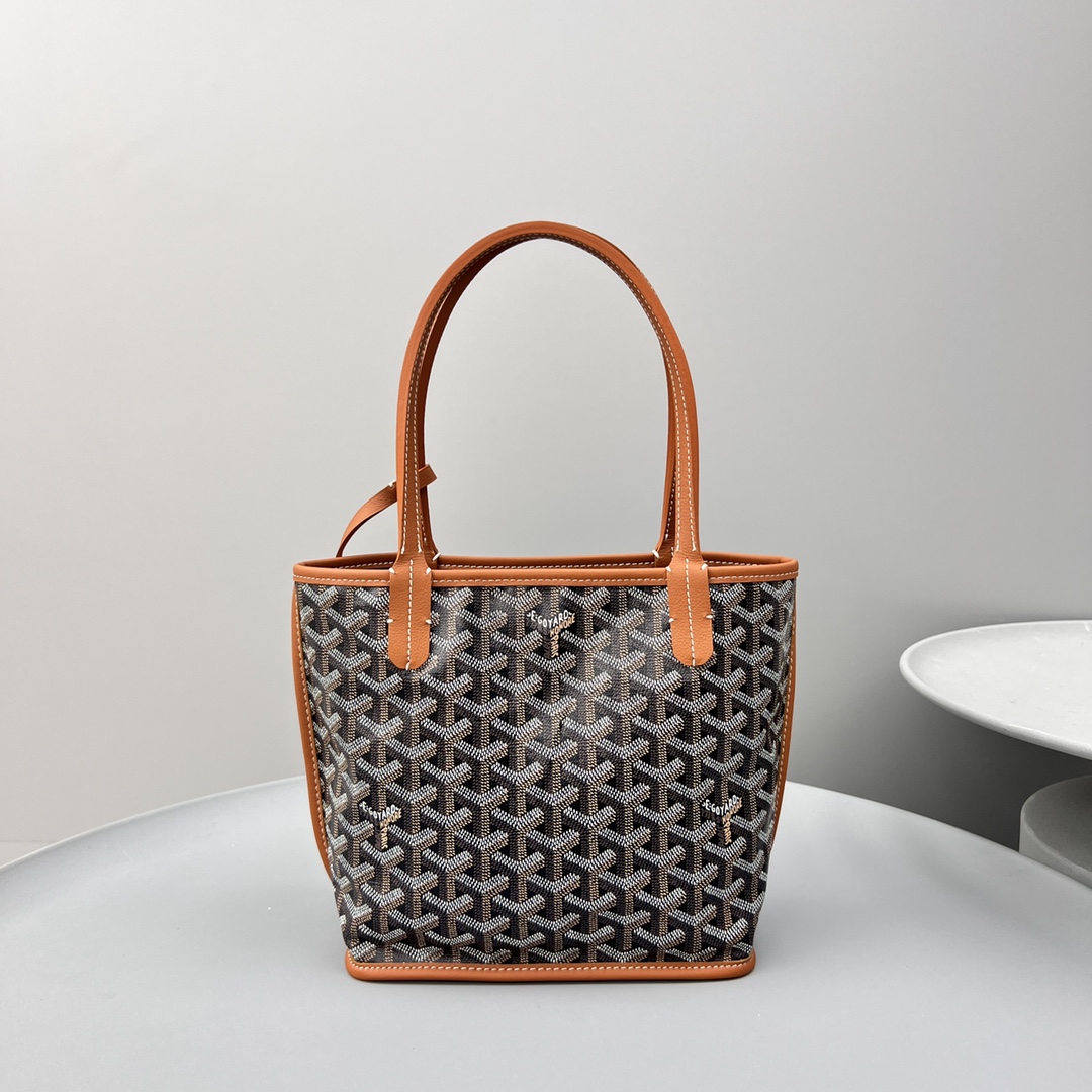 Bagsaaa G09ard Anjou Mini Bag Black & Brown - 20cm