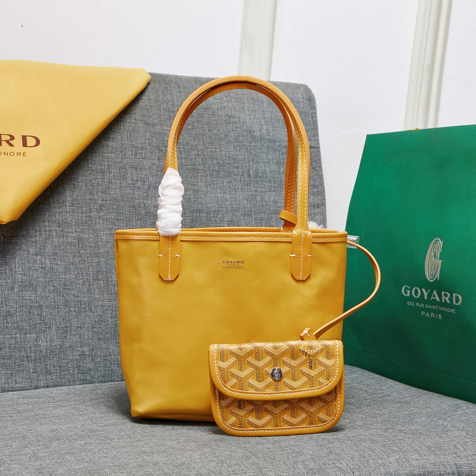 Bagsaaa G09ard Anjou Mini Bag Yellow - 20cm