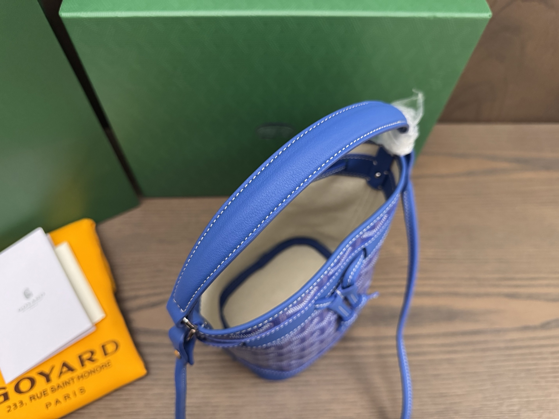 Bagsaaa G09ard Petit Flot Mini bucket bag Blue - 17.5cm