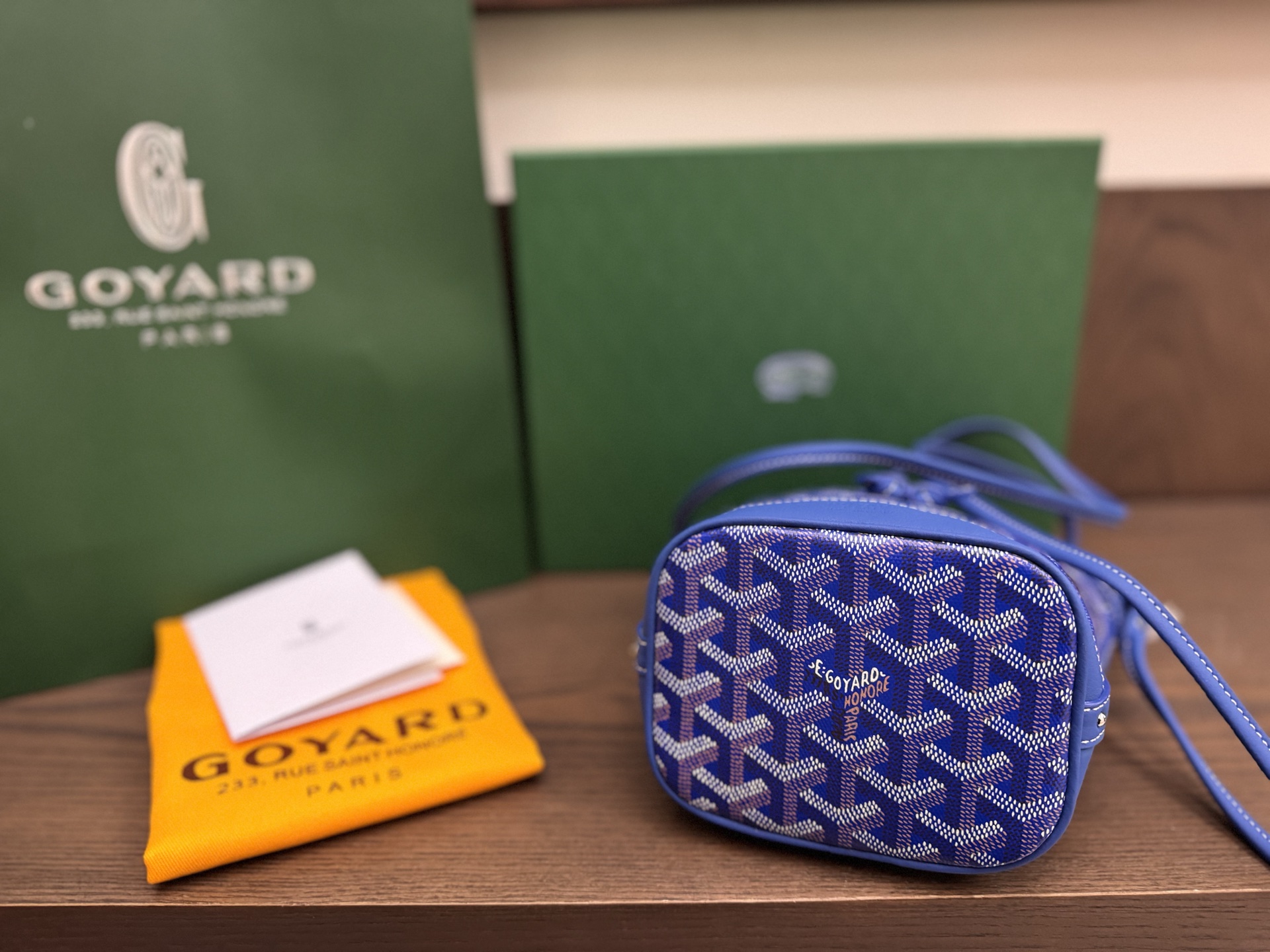 Bagsaaa G09ard Petit Flot Mini bucket bag Blue - 17.5cm