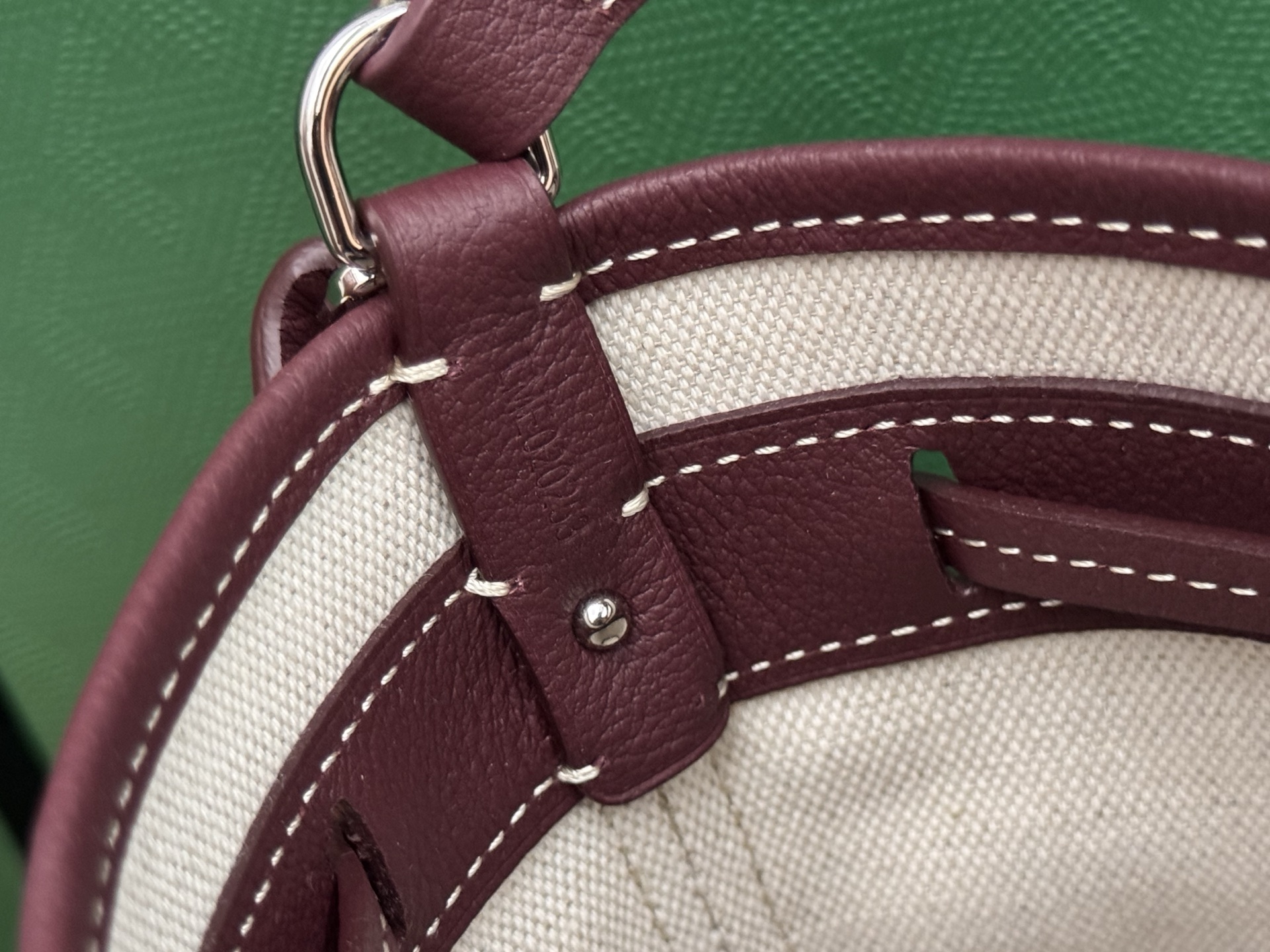 Bagsaaa G09ard Petit Flot Mini bucket bag Burgundy - 17.5cm
