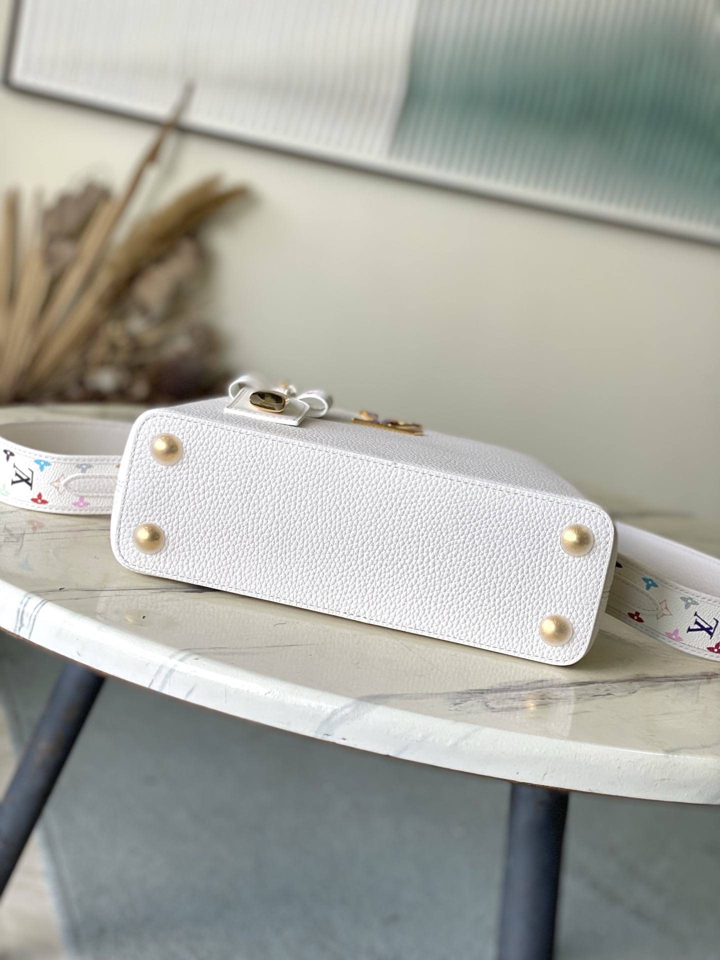 Bagsaaa LV M13253 LV x TM Capucines BB White - 27cm